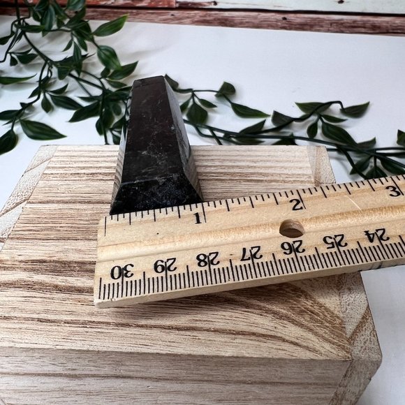 Natural Spiritual Astrophyllite Tower, Reiki Chakra Crystal Tower - Picture 6 of 10